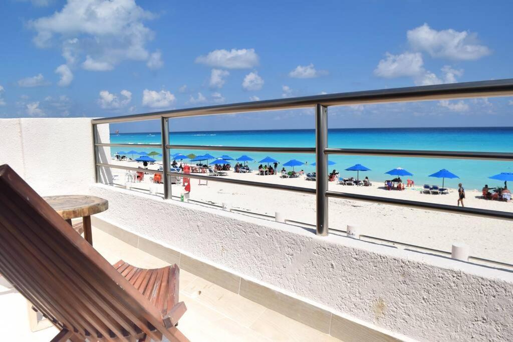 Ocean Front Villa Marlin, Best Location In Hotel Zone #109 Cancún Buitenkant foto