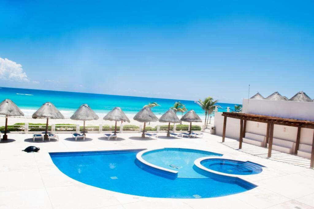 Ocean Front Villa Marlin, Best Location In Hotel Zone #109 Cancún Buitenkant foto